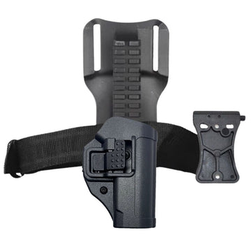 Set Holster Toc Pistol CARPATI cu Prindere pe Picior, pe Centura, pe Chinga Molle #0147