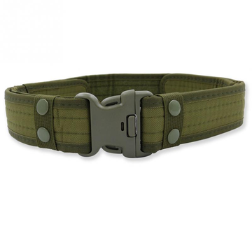 Centura Tactica Militara Combat, Ajustabila cu prindere in 3 puncte, 130 cm, Verde, Agent Securitate, #0005