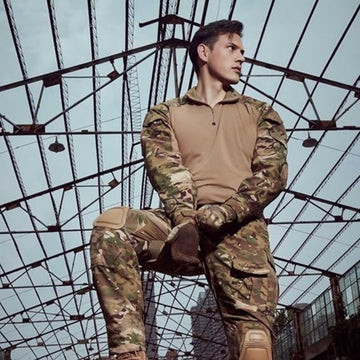 Bluza Tactica de Lupta, Camuflaj Multicam Militar, Semielastica cu Uscare Rapida, #0611