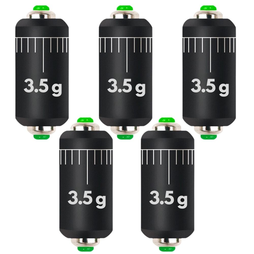 Plumb Culisant Ajustabil pentru Pescuit, 3.5 g, set 5 buc, cu gramaj inscriptionat, #0304