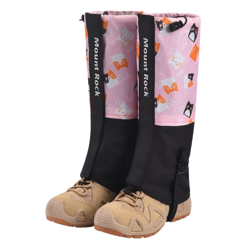 Parazapezi Impermeabile, Copii, 3-13 ani, Ajustabile cu Dublu Sistem de Prindere, Roz, #0654