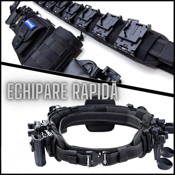 Sistem de Prindere Holster, Sistem Modular SPR-04 pe Centura sau Chinga Molle, #0711