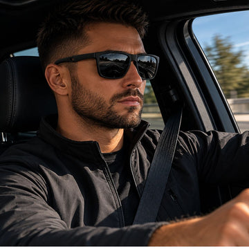 Ochelari de Soare Polarizati, HIPOLAR ®, Lentila Neagra HD37, UV400, cu Carcasa Antisoc, #0800