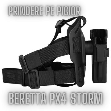 Toc Holster Tactic Beretta PX4 Storm, cu Prindere pe Picior, Coapsa Dreapta