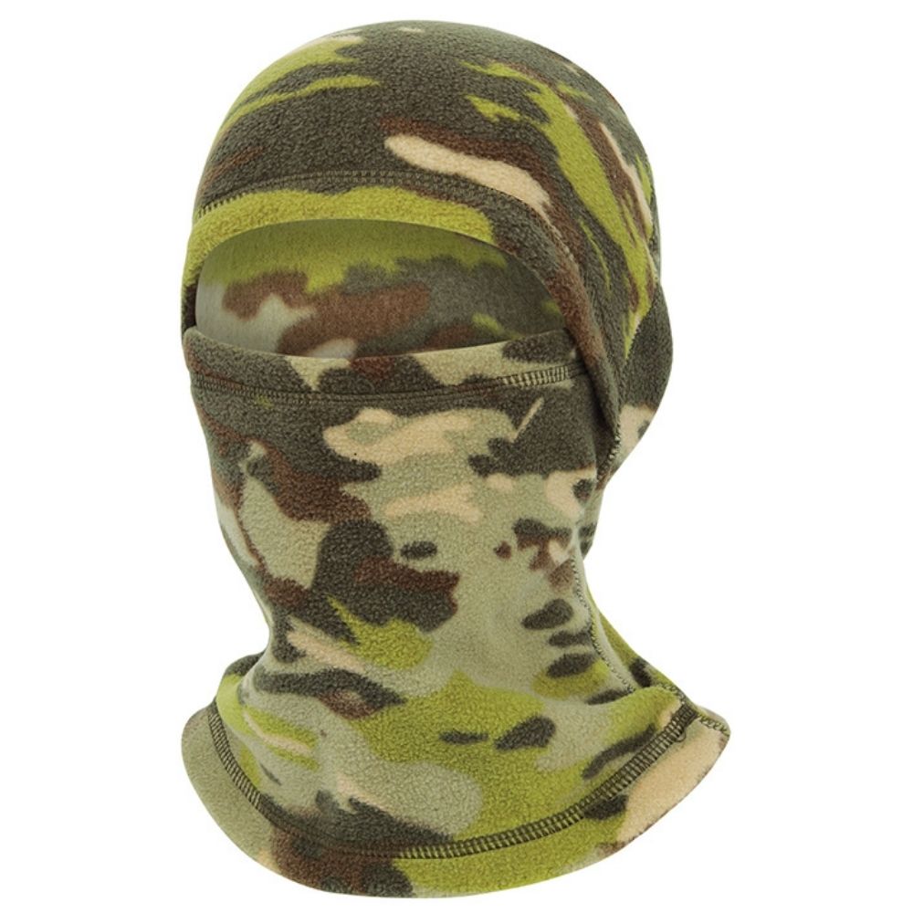 Cagula Caciula de Iarna, Camuflaj, Fleece Polar Moale, Marime M 52, Se