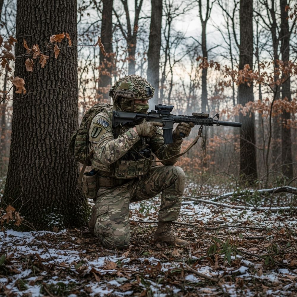 Cagula Caciula de Iarna, Camuflaj, Fleece Polar Moale, Marime M 52, Se