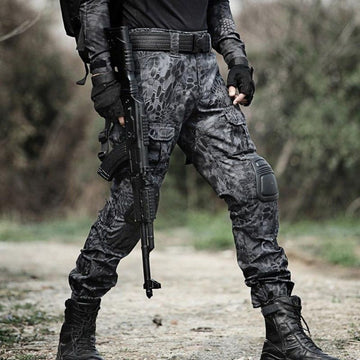 Set Genunchiere si Cotiere Tactice, Aparatori Combat pentru Echipamentul Tactic, Negru, #0682