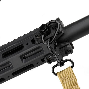 Suport QD Sling cu Prindere in 2 Puncte, pentru Curea Purtare Arma Airsoft, Eliberare Rapida, Rotativ 360, #0714