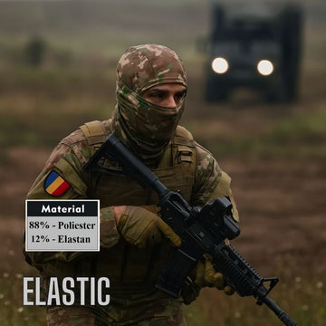Cagula Tactica Combat FORTELE TERESTRE, Uscare Rapida, Multifunctionala 6in1, Universal, OPRA Tactic, #0065