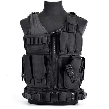 Vesta Tactica OPRA, Ajustabila, Multifunctionala, Airsoft,, Agenti Securitate Paza, Negru