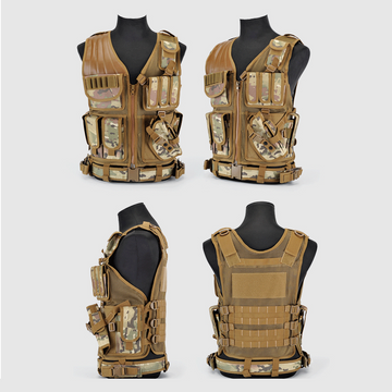 Vesta Tactica OPRA, Ajustabila, Multifunctionala, Airsoft,, Agenti Securitate Paza, Camuflaj