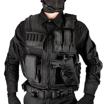 Vesta Tactica OPRA, Ajustabila, Multifunctionala, Airsoft,, Agenti Securitate Paza, Negru